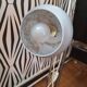 Two-light floor lamp with removable magnetic Eyes Ball.
