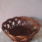 Corbeille vintage en osier