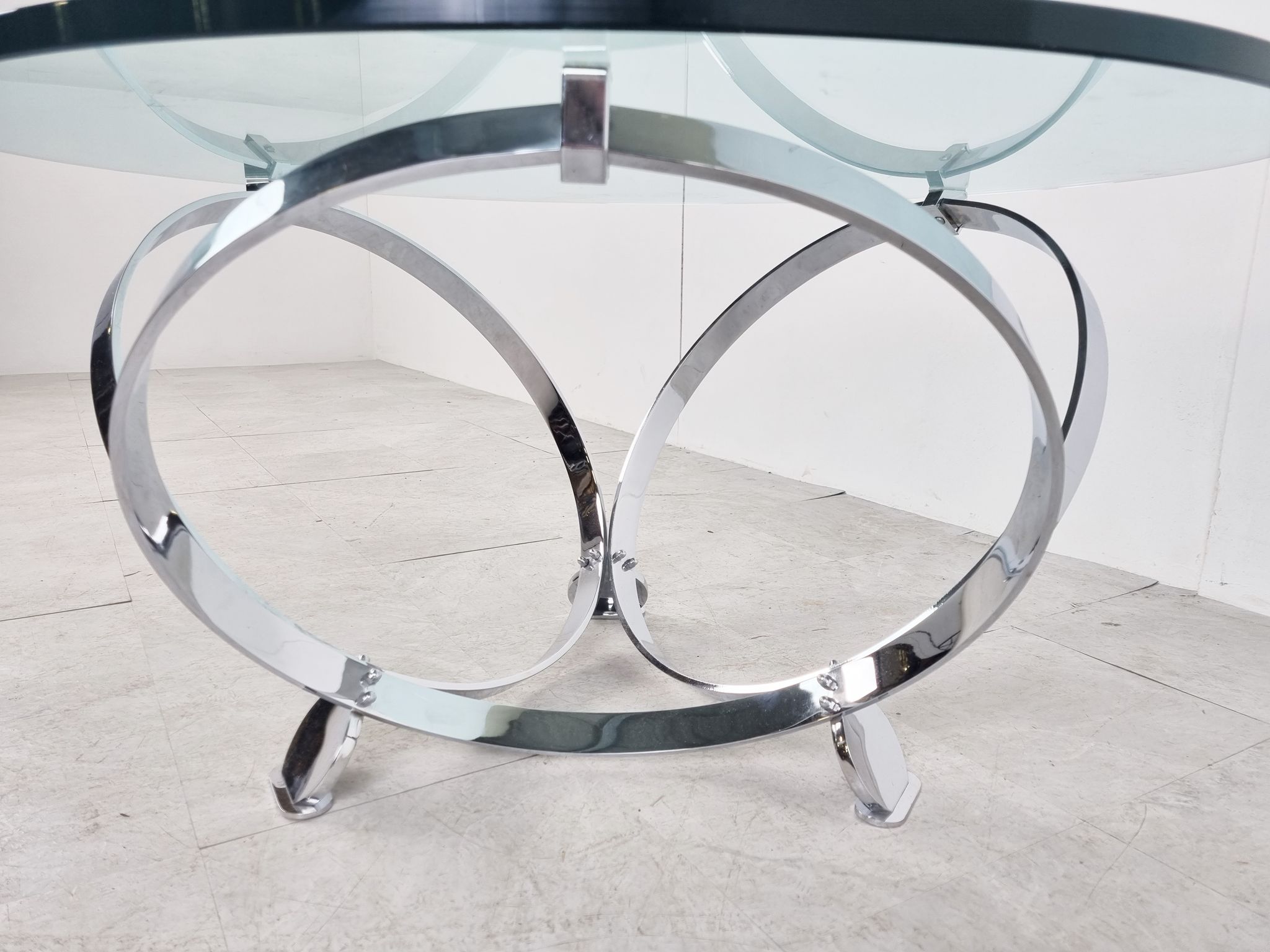 Table basse diamant vintage par Knut Hesterberg années 1960
