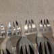 11 silver-plated oyster forks by Christofle Villeroy
