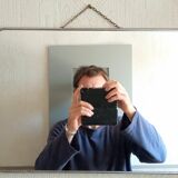 Barber's chain mirror 40×30 cm