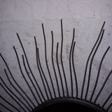 Sun metal mirror 72x72cm