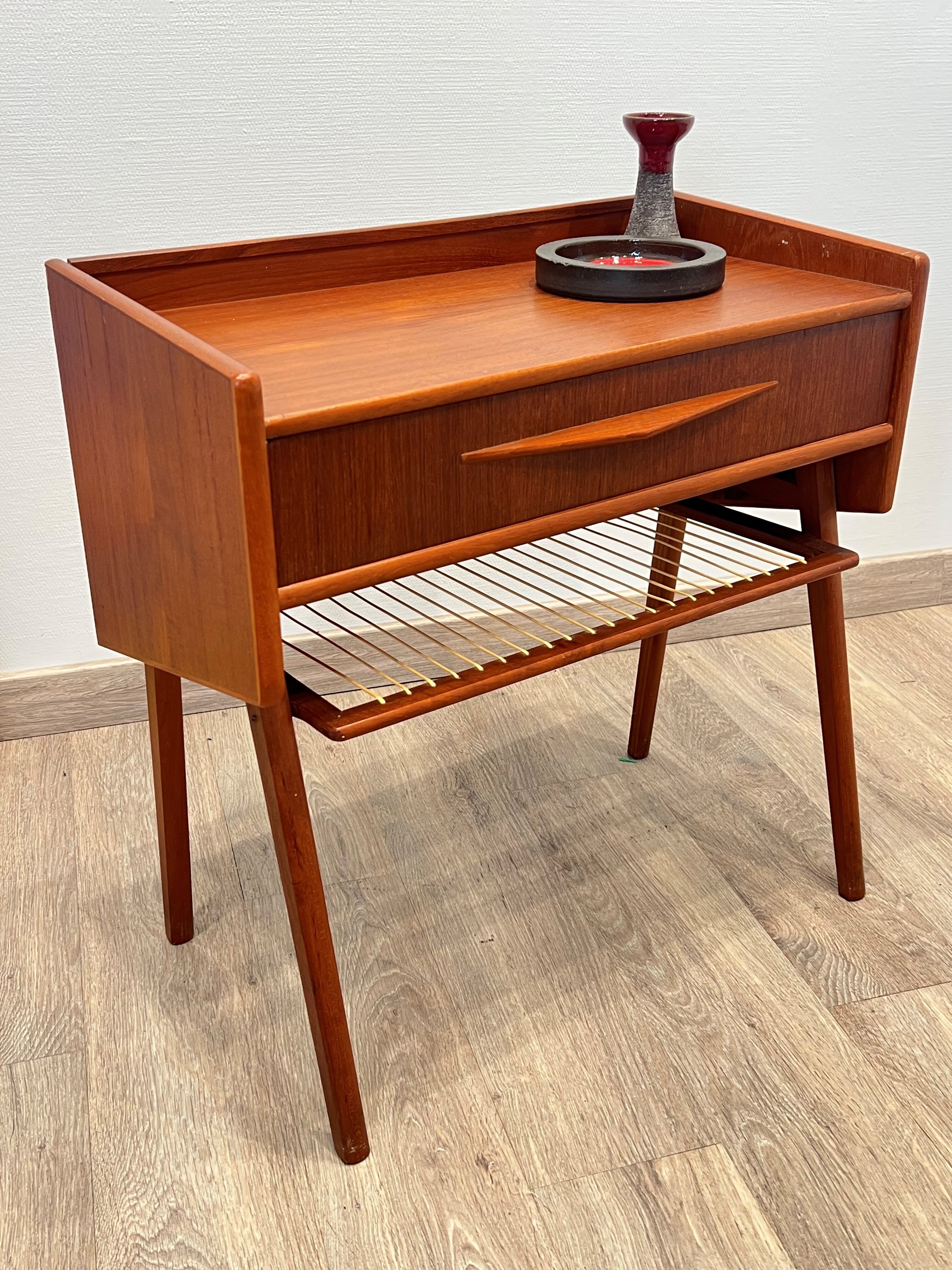 Scandinavian teak chest of drawers from Denmark.