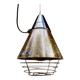 Industrial hanging lamp, heating, Narva Leuchen, Germany, 1970s.
