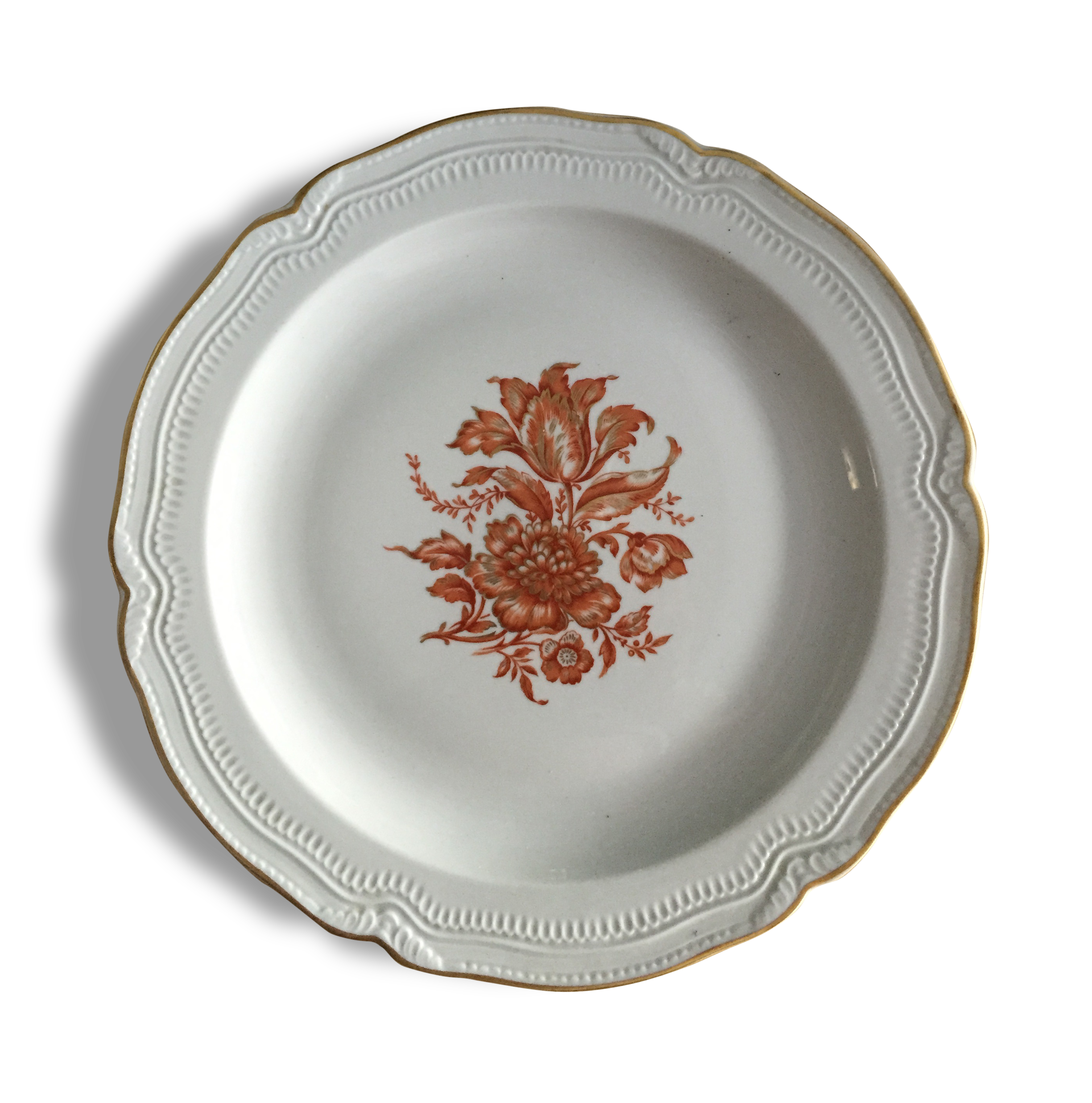 Large dish Bernardaud porcelain