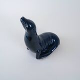 Ceramic seal figurine, Italian design, 1960s, made in Italy