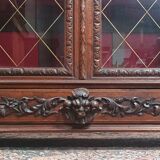 Louis XIII oak display case