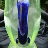 Old uraline blown glass pitcher late nineteenth