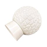 Spherical globe wall lamp, Elektrosvit Nové Zámky, Czechoslovakia, 1960s.