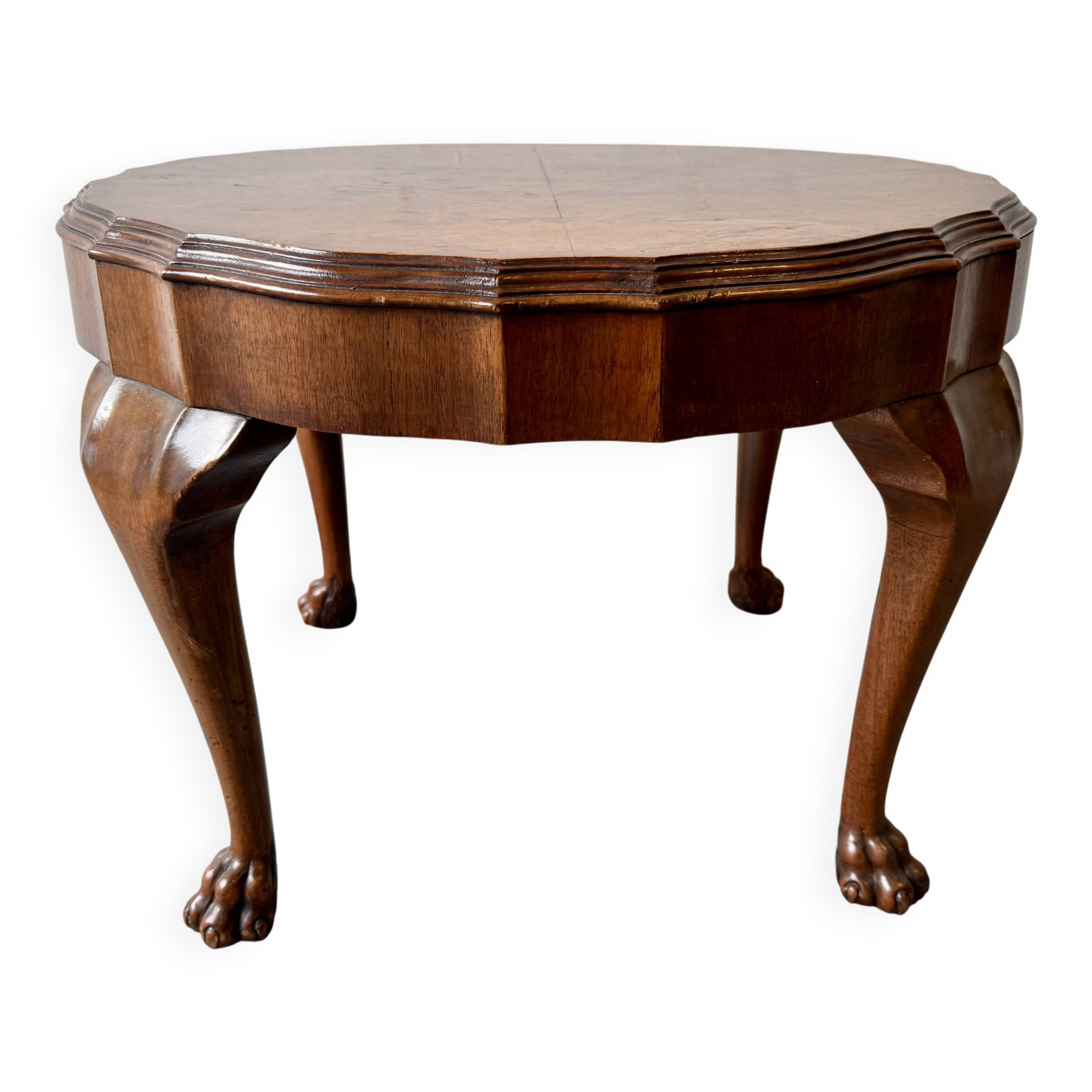 Small Vintage Round Coffee Table