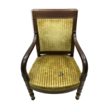Charles X mahogany armchair