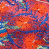 Indian Kantha Suzani embroidered in multicolour – cotton