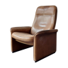 DS-50 thick leather lounge chair by De Sede, Switzerland 1970's