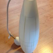 Scandinavian vintage 1960s white opaline warhead suspension