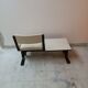 Chair + table on beam vintage 80s