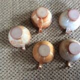 Set of 5 cups in sandstone