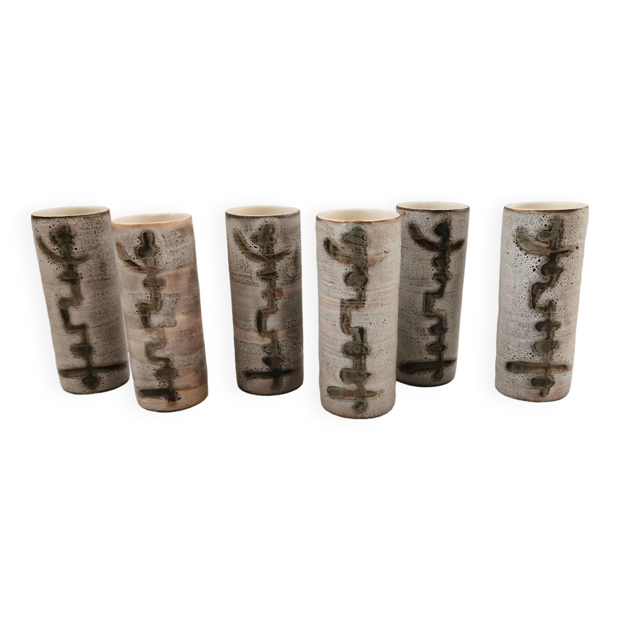 Set of 6 small mazagrans