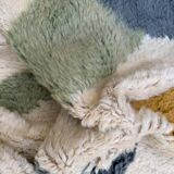 Handcrafted, colorful beni mrirt rug, size 150 x 250 cm