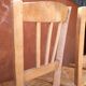 Set of 5 rustic straw chairs