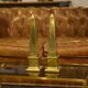 Pair of brass obelisks 1960s