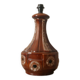 Vintage ceramic lamp base Scandinavian decoration retro floor lamp shades of brown