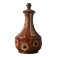 Vintage ceramic lamp base Scandinavian decoration retro floor lamp shades of brown