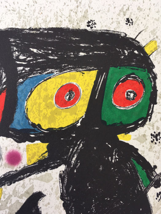 Joan Miro, 15 years old Poligrafa, 1980. Original lithograph