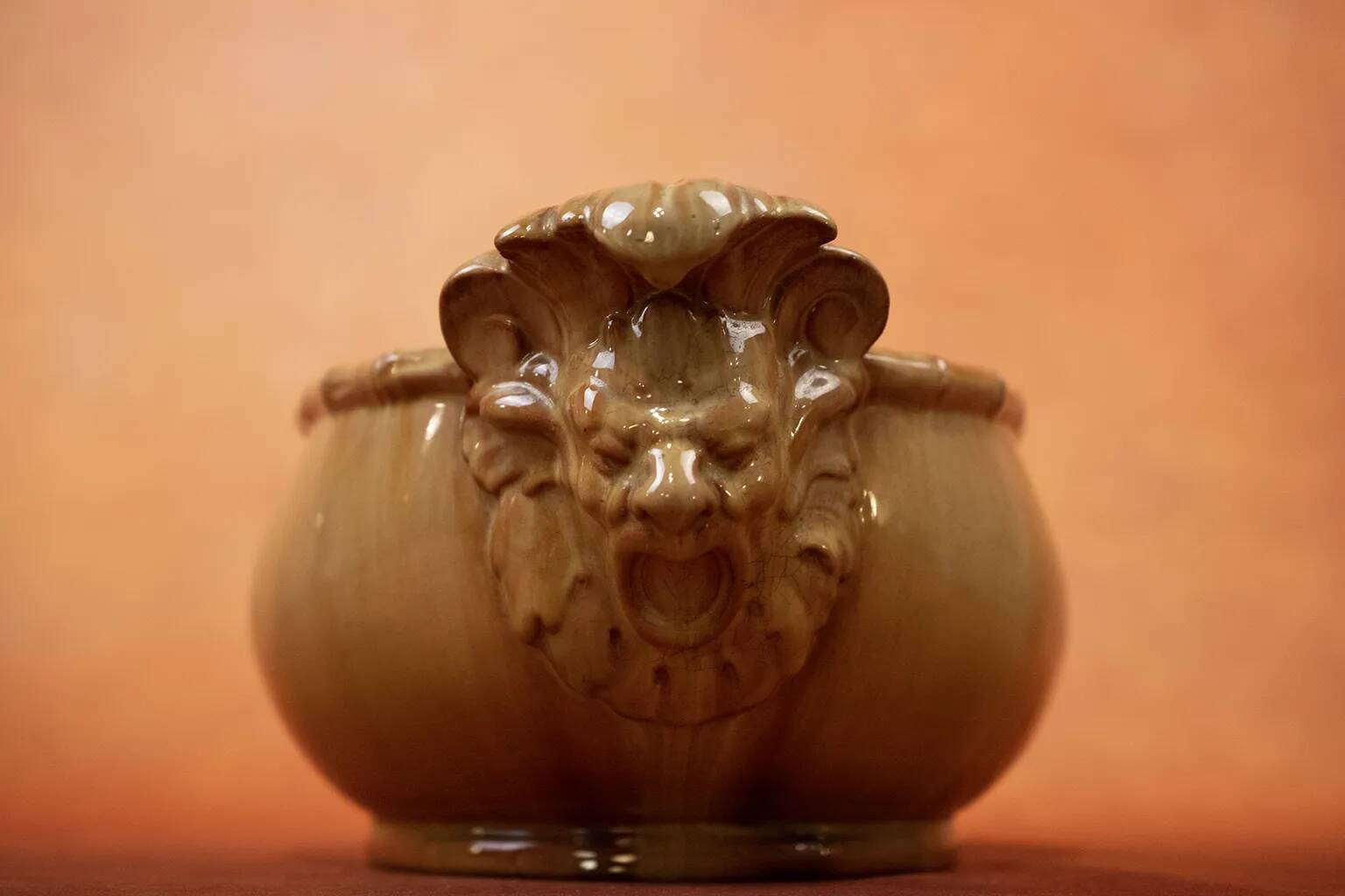 Late 19th - early 20th century glazed earthenware planter - Clément Massier