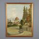 Peinture moderne signée Leonardo Stroppa, vue de Florence '900