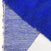 Moroccan Berber Beni Ouarain rug with blue patterns, 2.40x1.60m