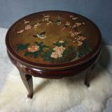 Antique Japanese coffee table with stools