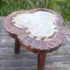 Ancien tabouret de ferme brutaliste, Espagne