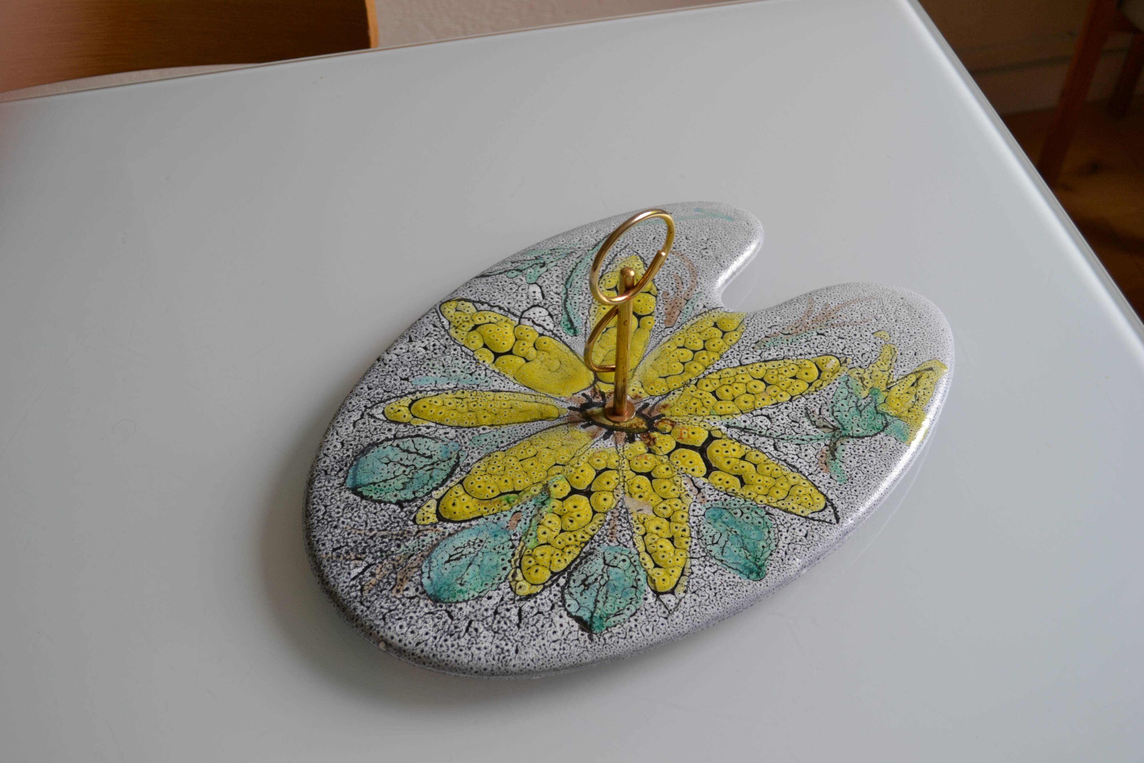 Vintage ceramic cheese board 1960