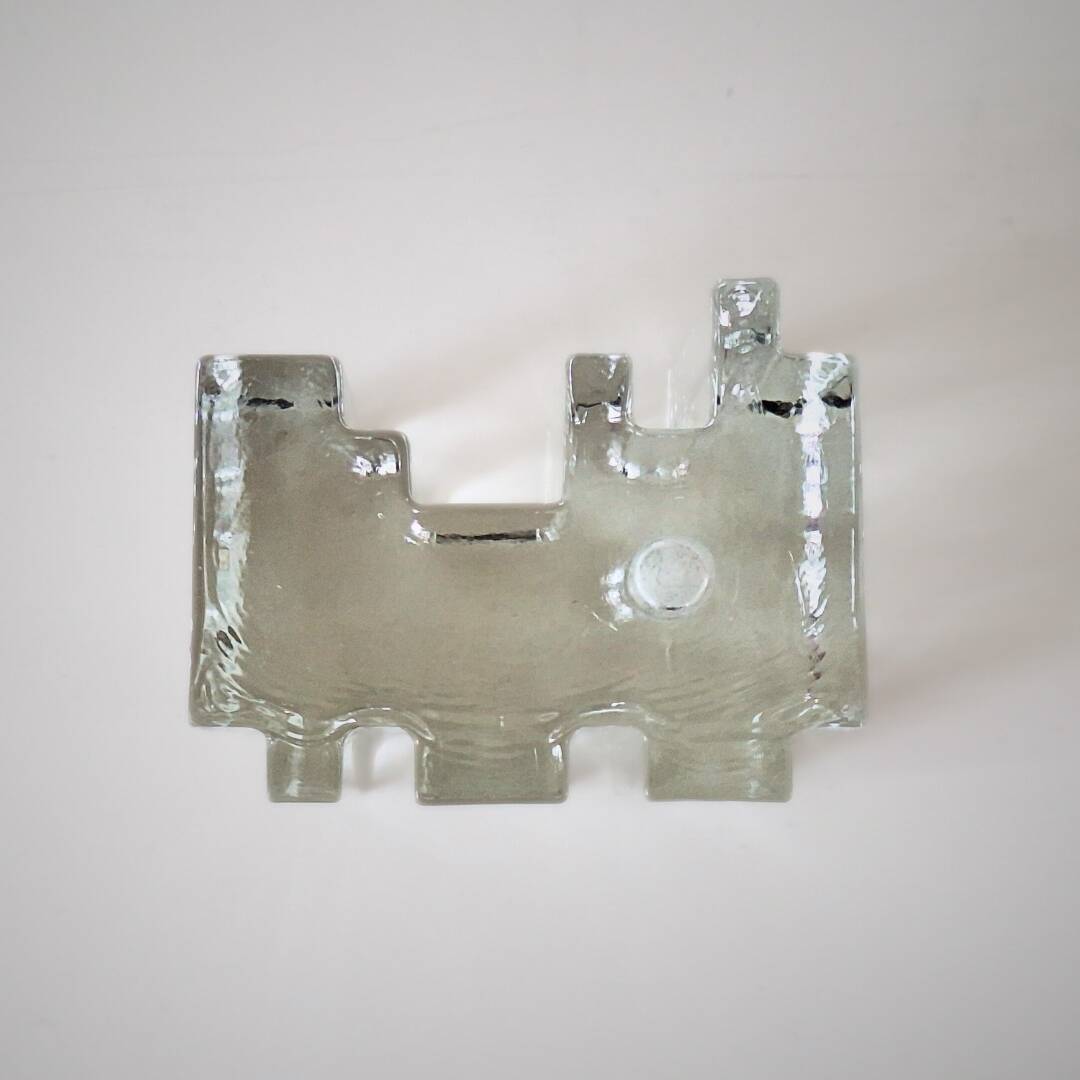 Solifleur Hand-Cast Glass Vase - Modernist Design - 1970s, Germany