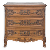 Commode Liegeoise en chêne de style Louis XIV