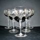 SAINT-LOUIS Balloon Wine Glass ROEMER in cut crystal star 1930 H15.3cm