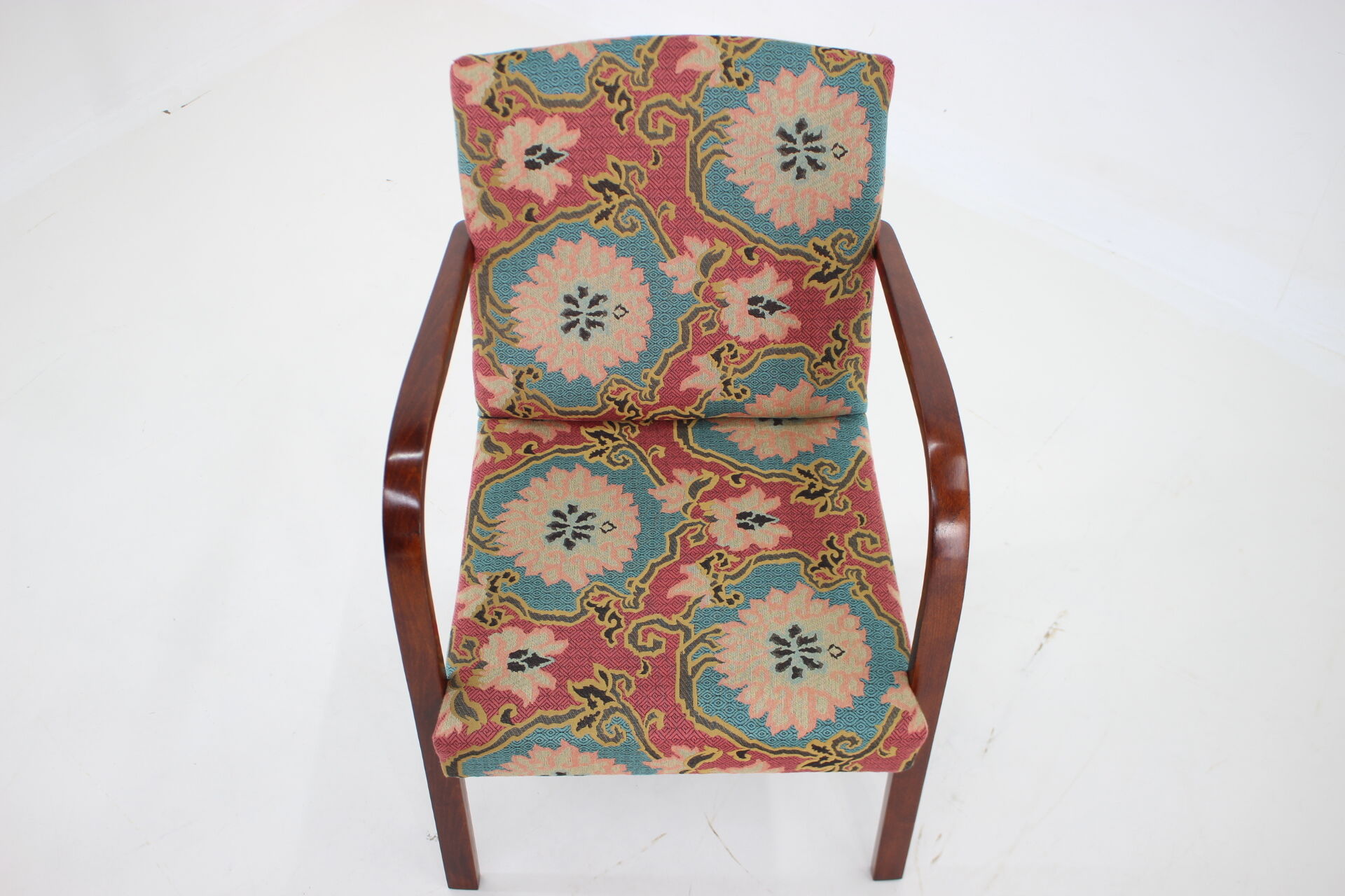 1930s Bentwood Beech Armchair ,Czechoslovakia