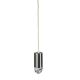 Raak Amsterdam - B 1015 - suspended lamp 'bullet' - aluminium - crystal - 1960s
