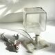 Lampe ice glass ikea vintage