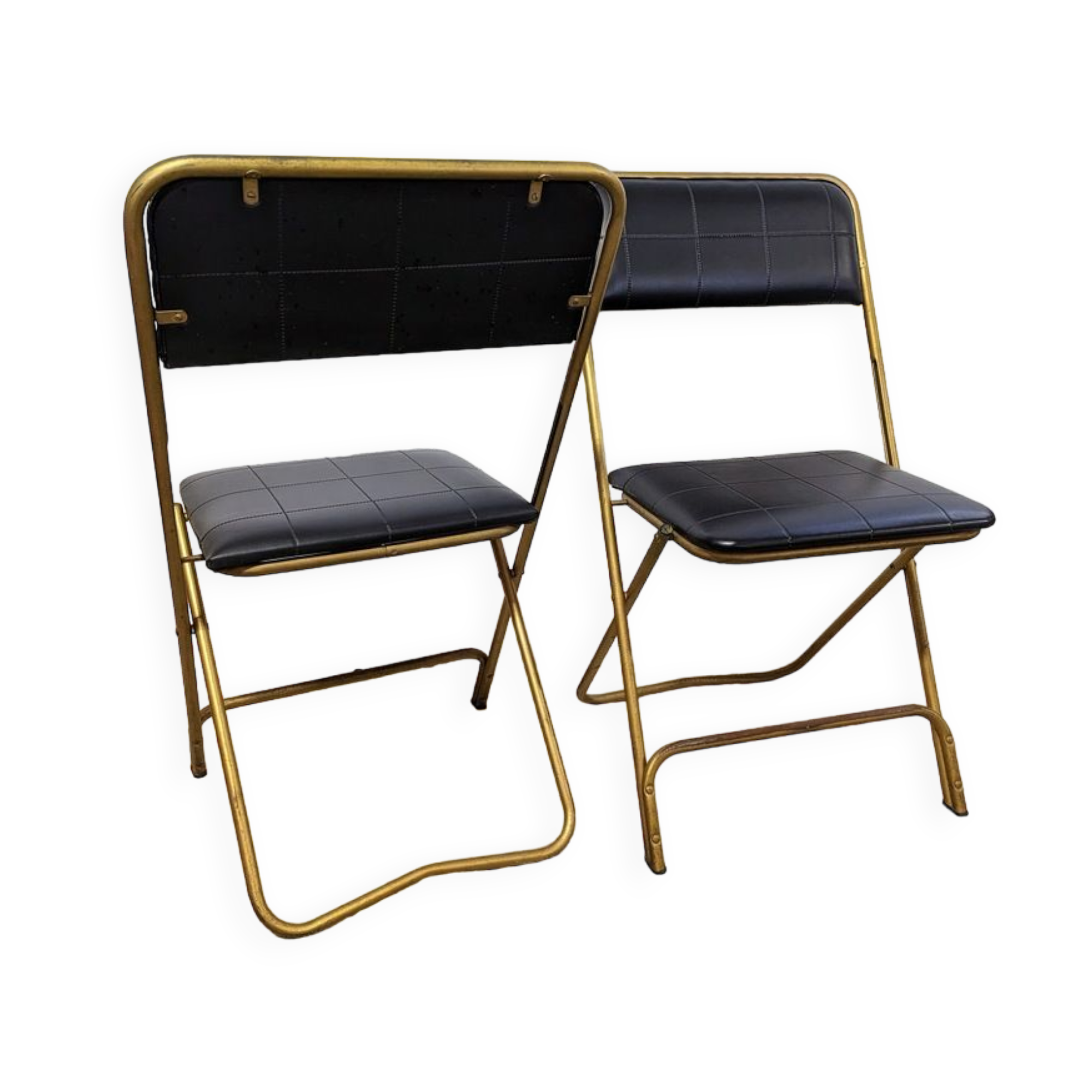 Pair of folding chairs Manufrance
