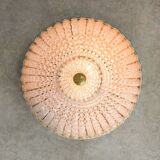 Mid-Century Czech Crystal and Brass Wall Lamp in Brass, 50s, set of 2