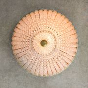 Mid-Century Czech Crystal and Brass Wall Lamp in Brass, 50s, set of 2