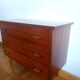 Commode pieds compas 1950 mid-century vintage
