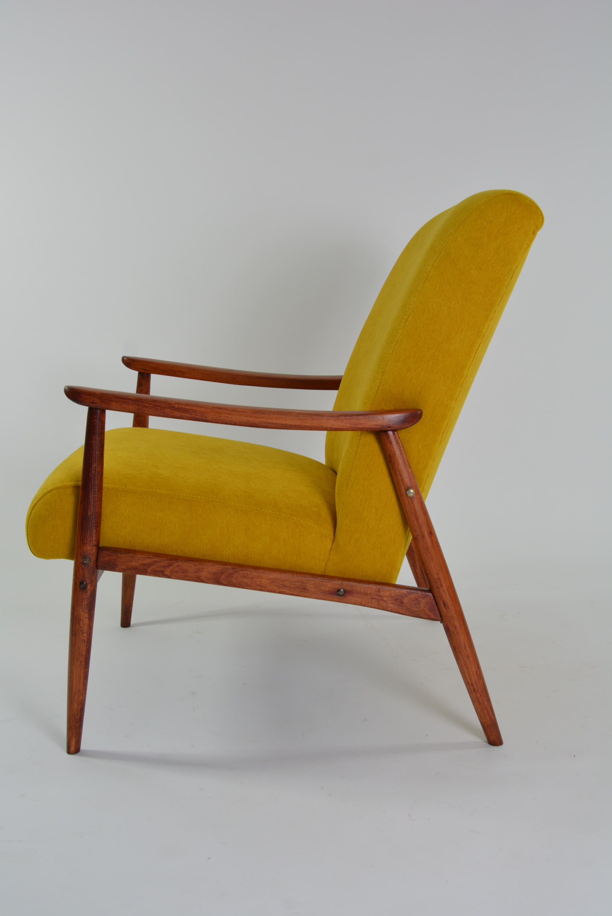 Fauteuil des années 60 jaune