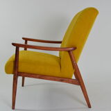Restored yellow 60s chair