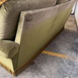 Seat / vintage moss green sofa