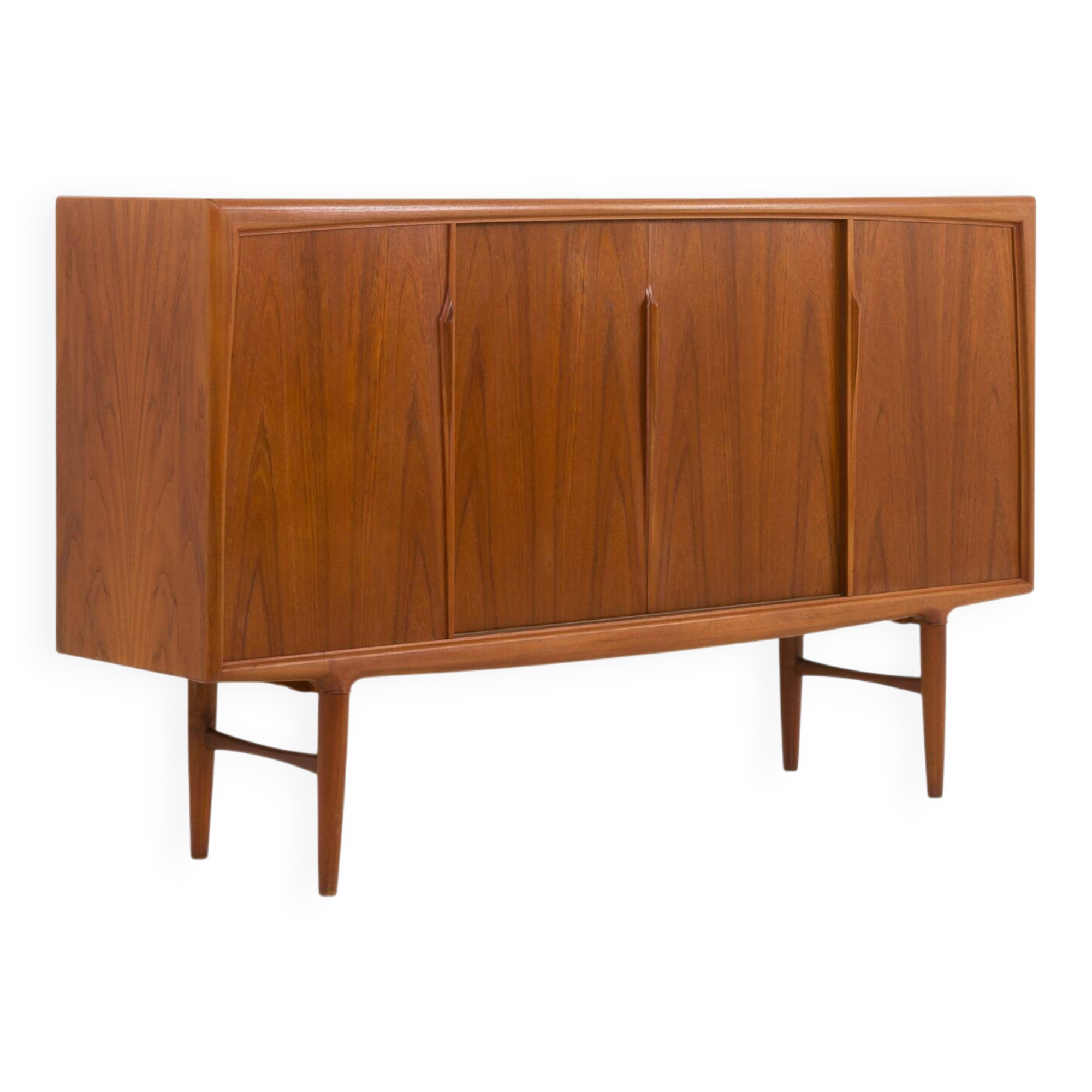 Omann Jun mid-century teak credenza, Denmark 1950s