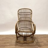 1960s rattan armchair