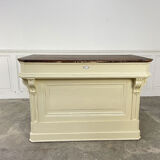 1900s solid oak counter