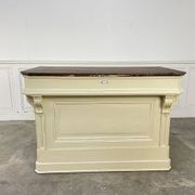 1900s solid oak counter
